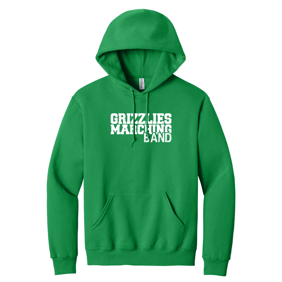Grizzlies Marching Band Text Stack Hoodie
