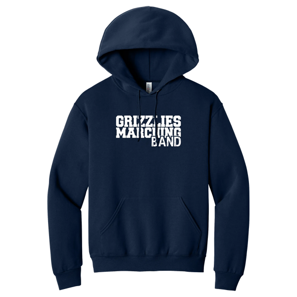 Grizzlies Marching Band Text Stack Hoodie