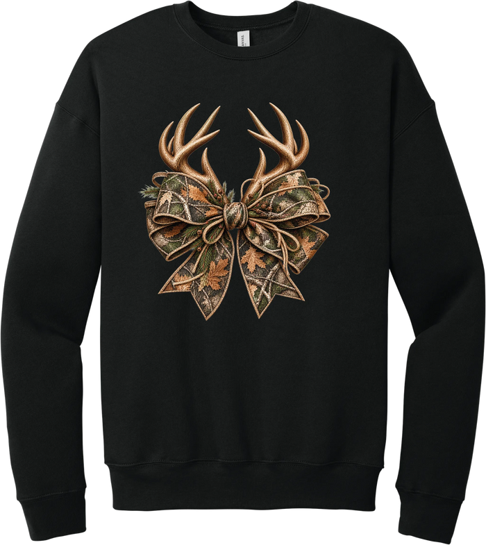 Coquette Antlers Crewneck Sweatshirt