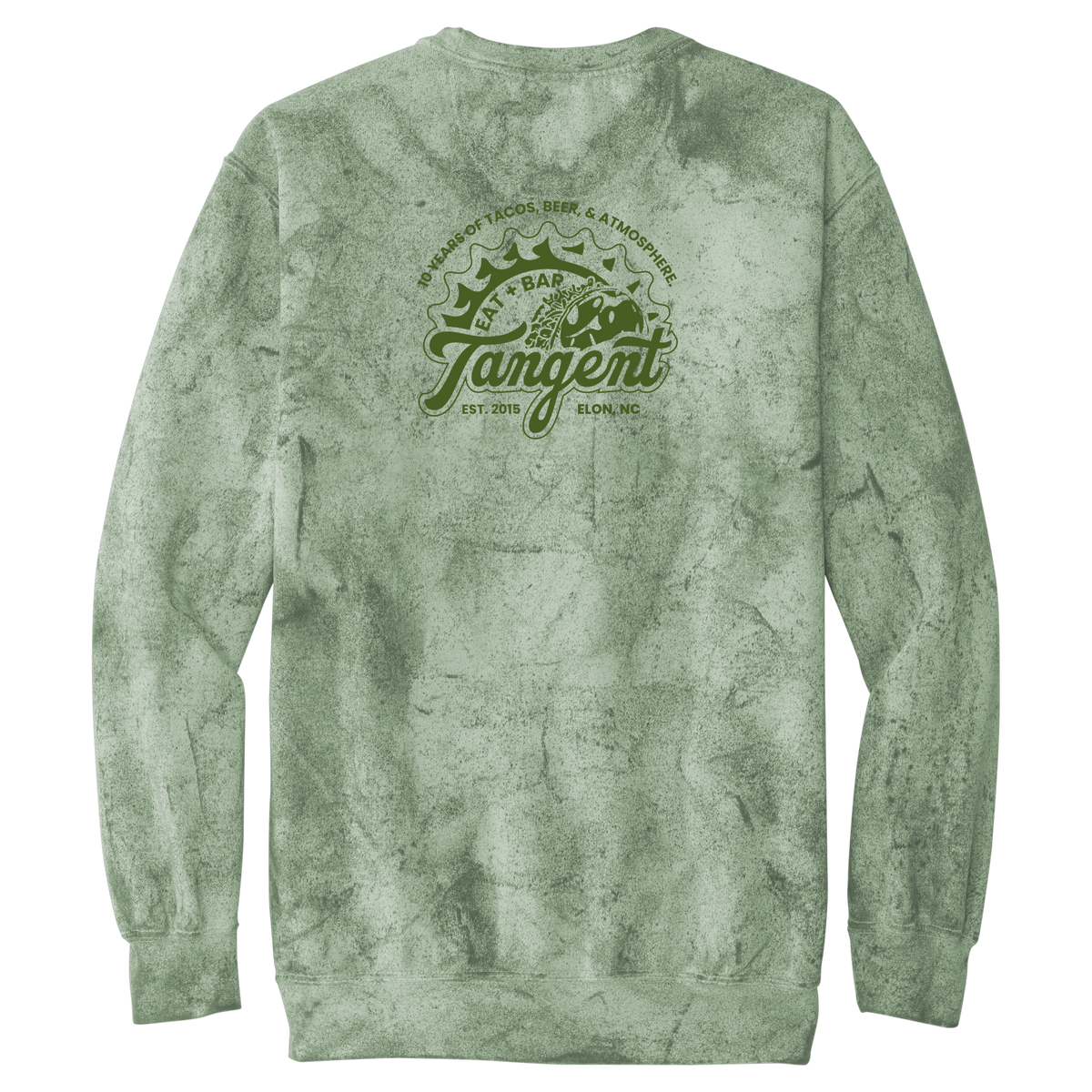 Tangent 10 Year Anniversary Comfort Colors Colorblast Crewneck Sweatshirt