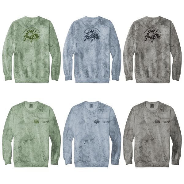 Tangent 10 Year Anniversary Comfort Colors Colorblast Crewneck Sweatshirt