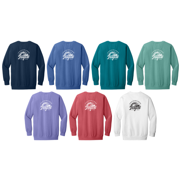 Tangent 10 Year Anniversary Comfort Colors Crewneck Sweatshirt
