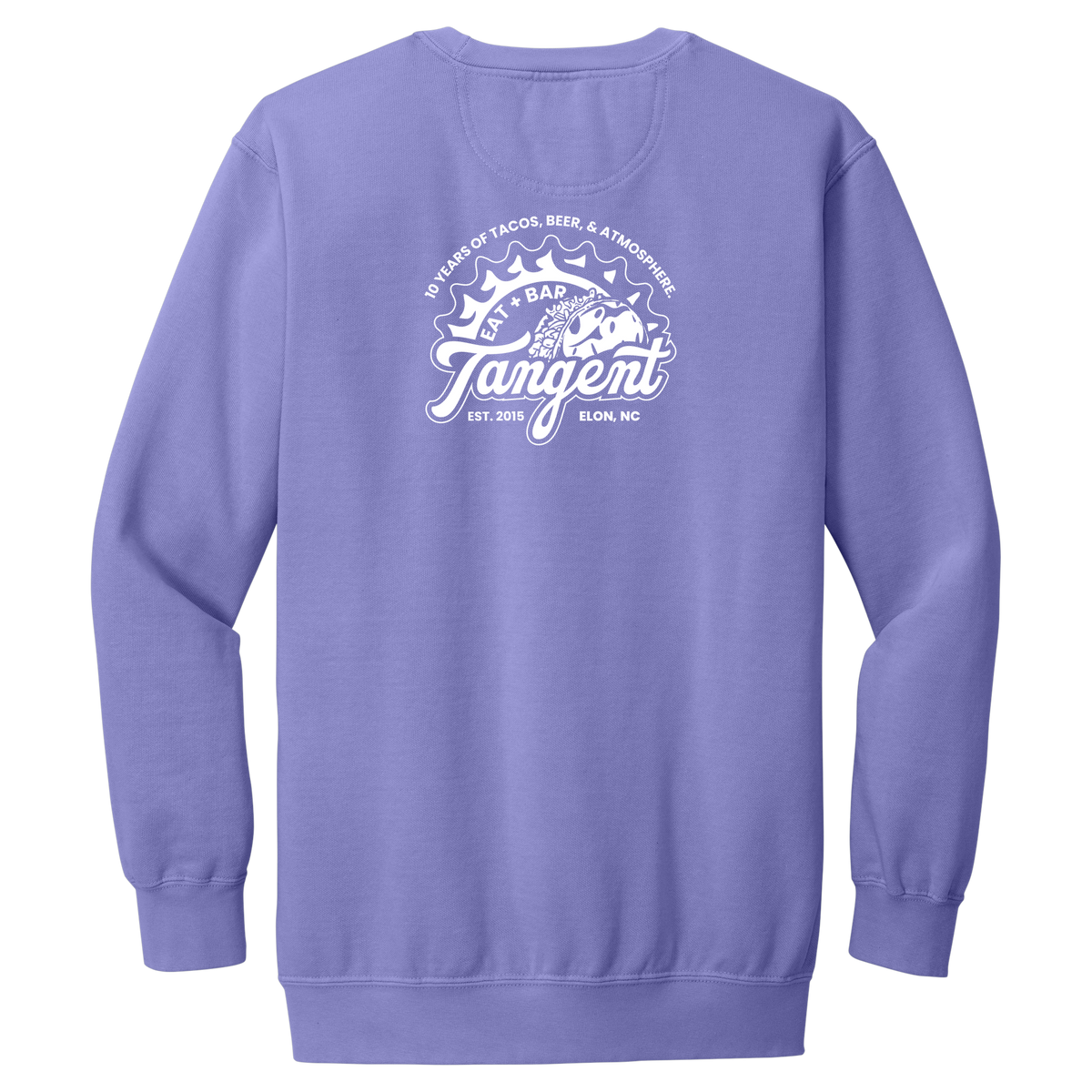 Tangent 10 Year Anniversary Comfort Colors Crewneck Sweatshirt