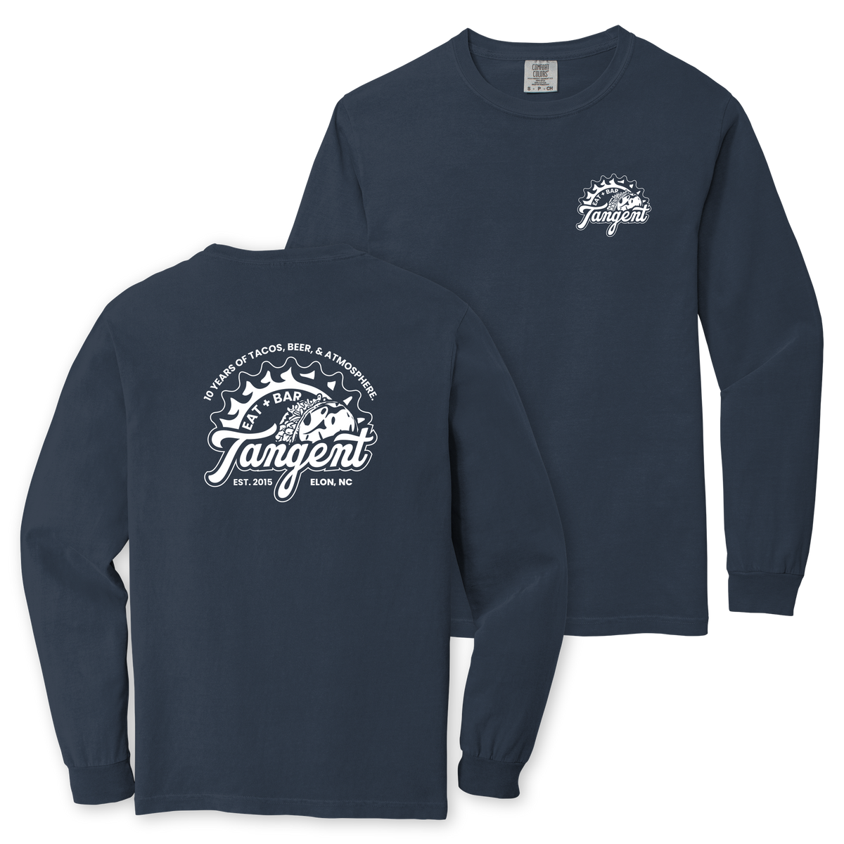 Tangent 10 Year Anniversary Comfort Colors Long Sleeve T-Shirt