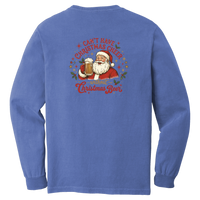 Tangent Christmas Beer Comfort Colors Long Sleeve T-Shirt