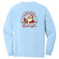 Tangent Christmas Beer Comfort Colors Long Sleeve T-Shirt