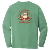 Tangent Christmas Beer Comfort Colors Long Sleeve T-Shirt