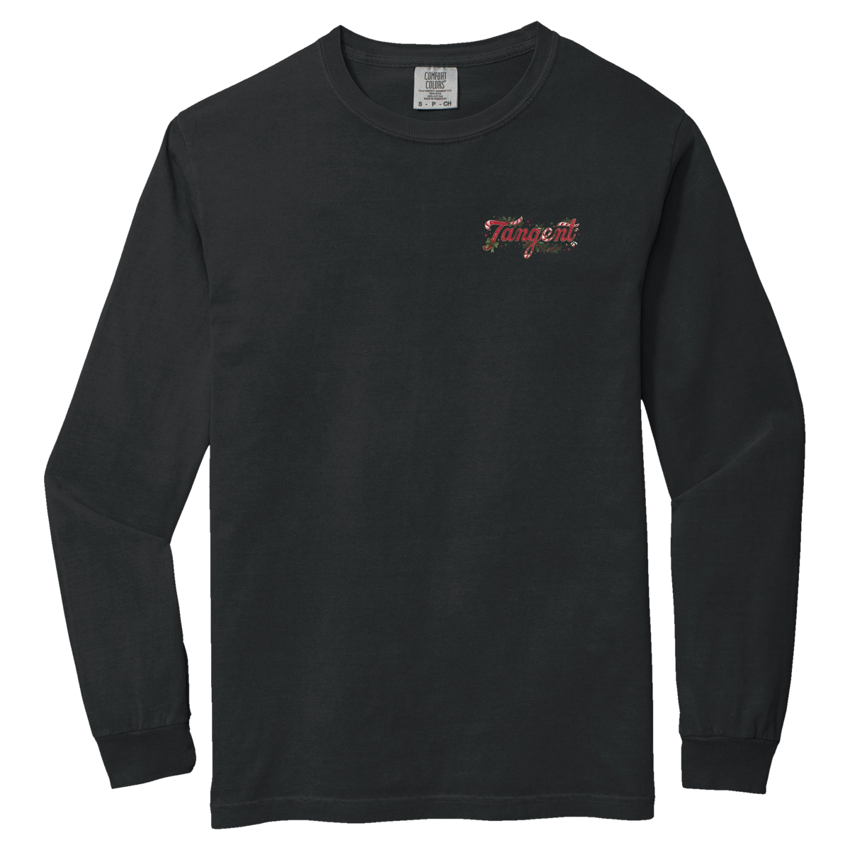 Tangent Christmas Beer Comfort Colors Long Sleeve T-Shirt