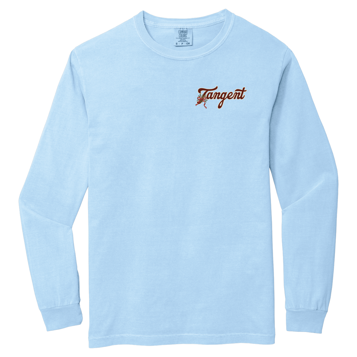 Tangent Merrier with a Martini Comfort Colors Long Sleeve T-Shirt