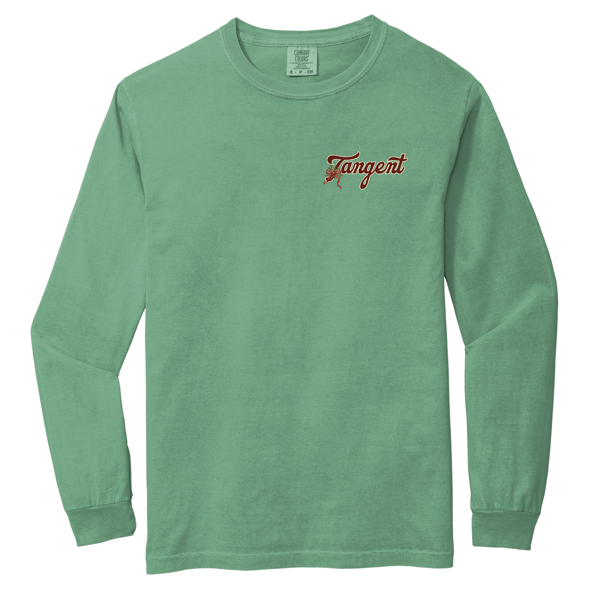 Tangent Merrier with a Martini Comfort Colors Long Sleeve T-Shirt