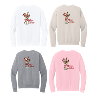 Tangent Merrier with a Martini Crewneck Sweatshirt
