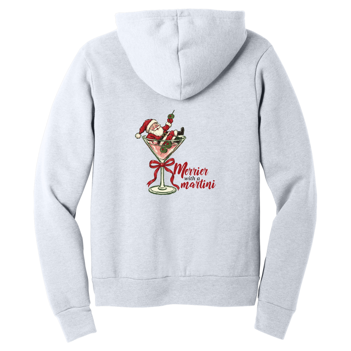 Tangent Merrier with a Martini Hoodie
