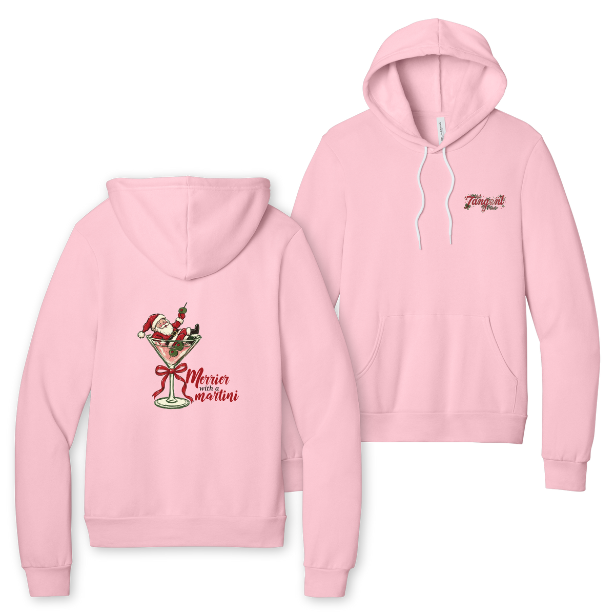 Tangent Merrier with a Martini Hoodie