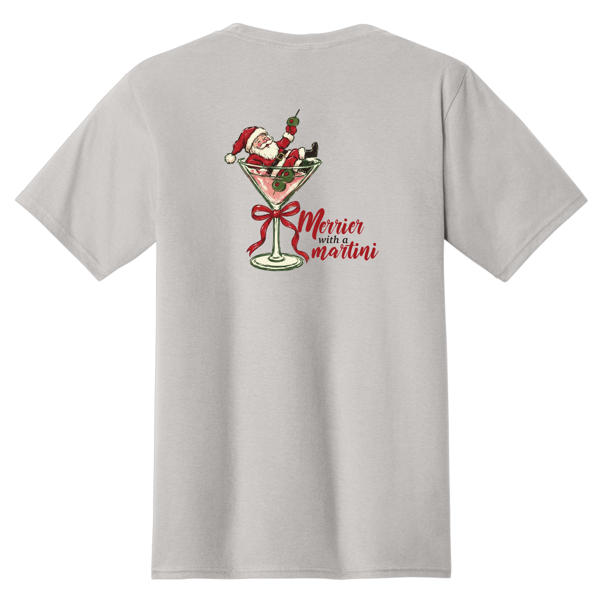 Tangent Merrier with a Martini T-Shirt