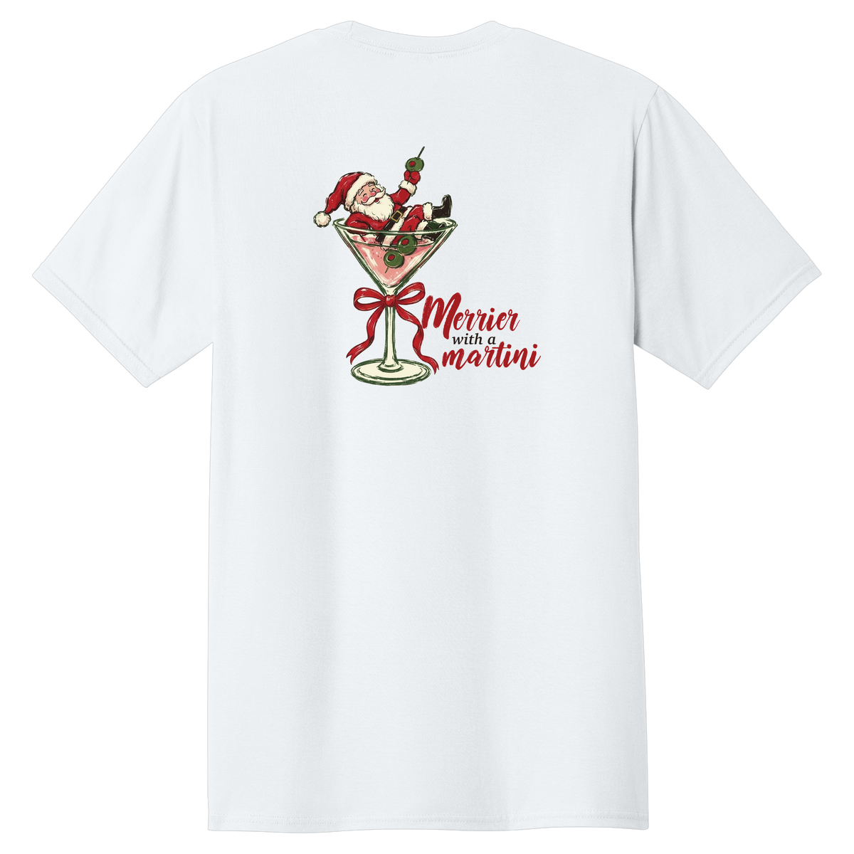 Tangent Merrier with a Martini T-Shirt