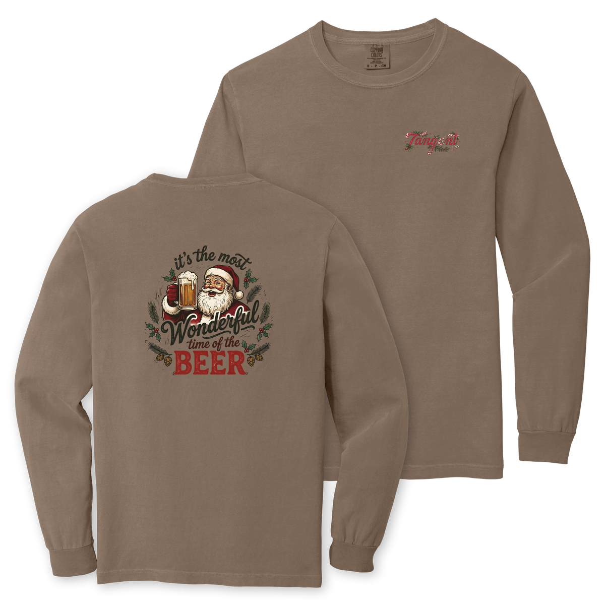 Tangent Most Wonderful Time of the Beer Comfort Colors Long Sleeve T-Shirt