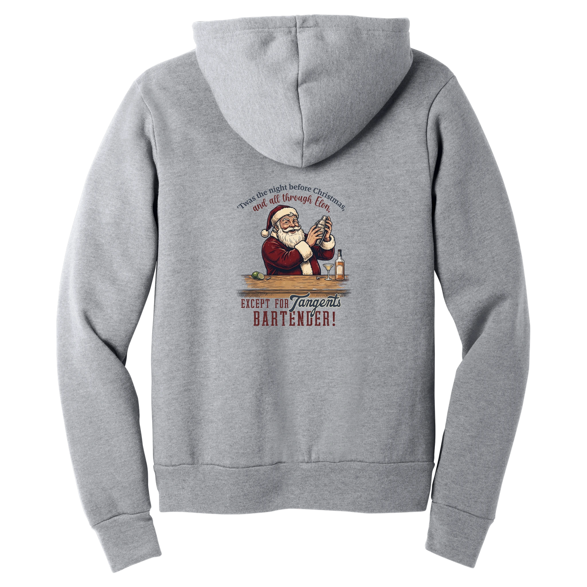 Tangent Twas the Night Bartender Hoodie