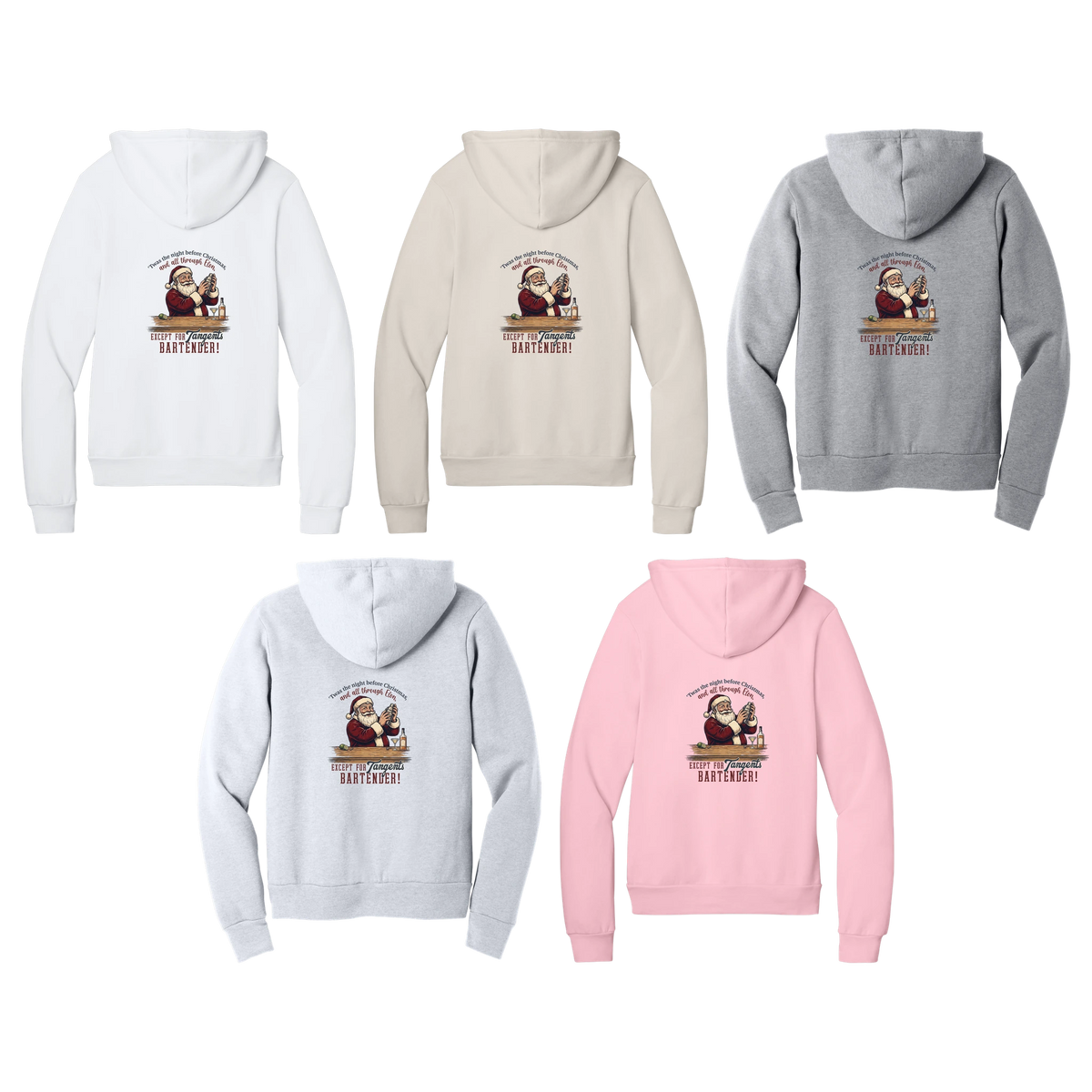 Tangent Twas the Night Bartender Hoodie