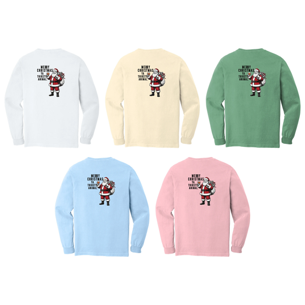 Tangent Ya Thirsty Animal Comfort Colors Long Sleeve T-Shirt